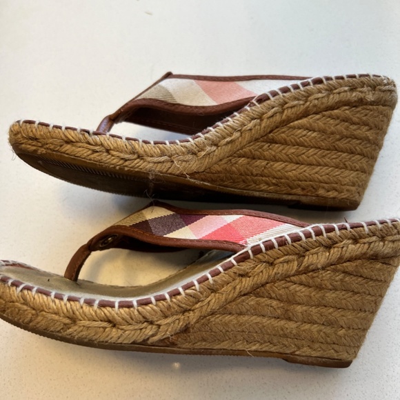 Burberry Wedges summer colours size 37 - Picture 5 of 8